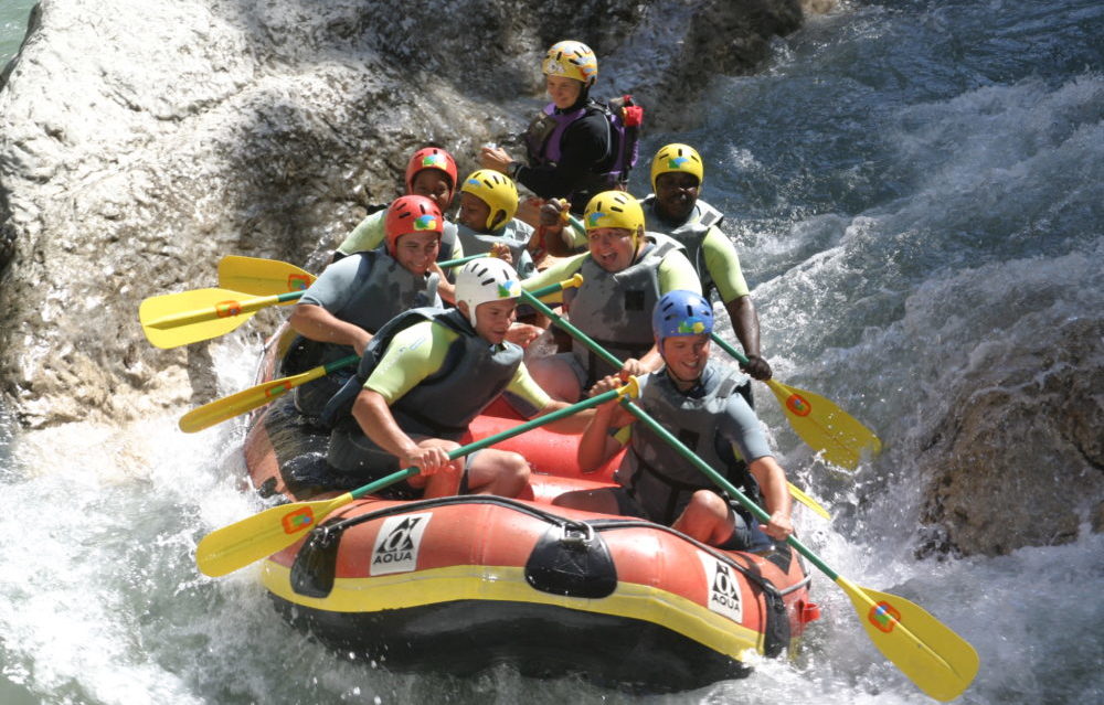 Rafting à La chaudane pension complète pour groupes de jeunes