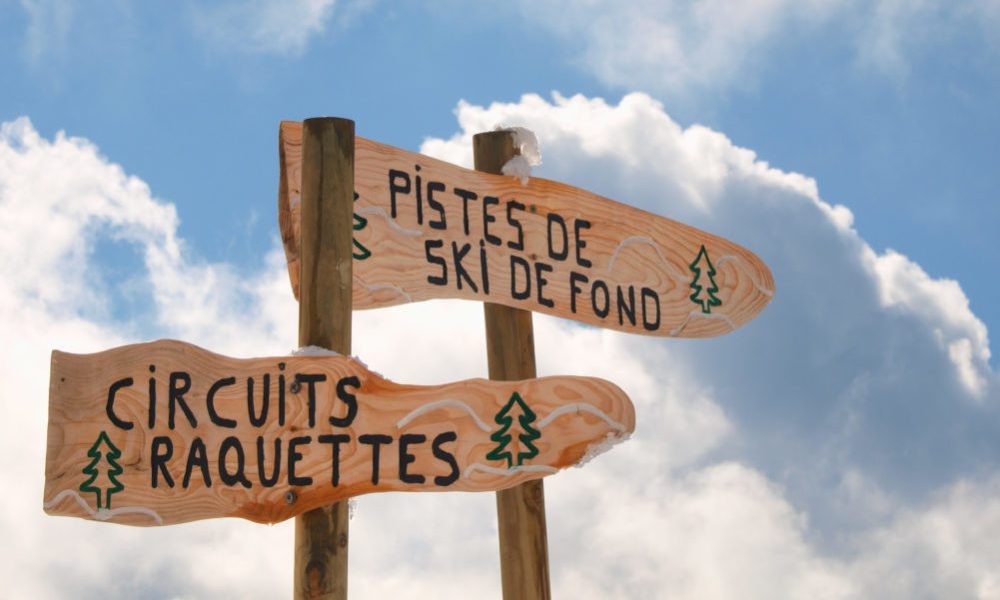 Ski de fond à La chaudane hébergement pour classe de découverte