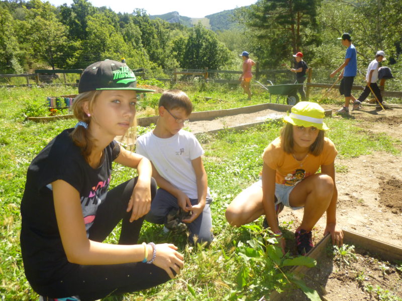 Classe de découverte au potager des Blacouas